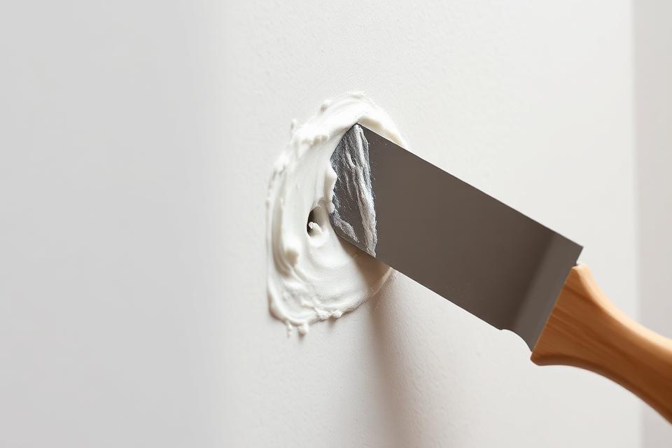 Wall Patching work in progress in a Miami-area home.